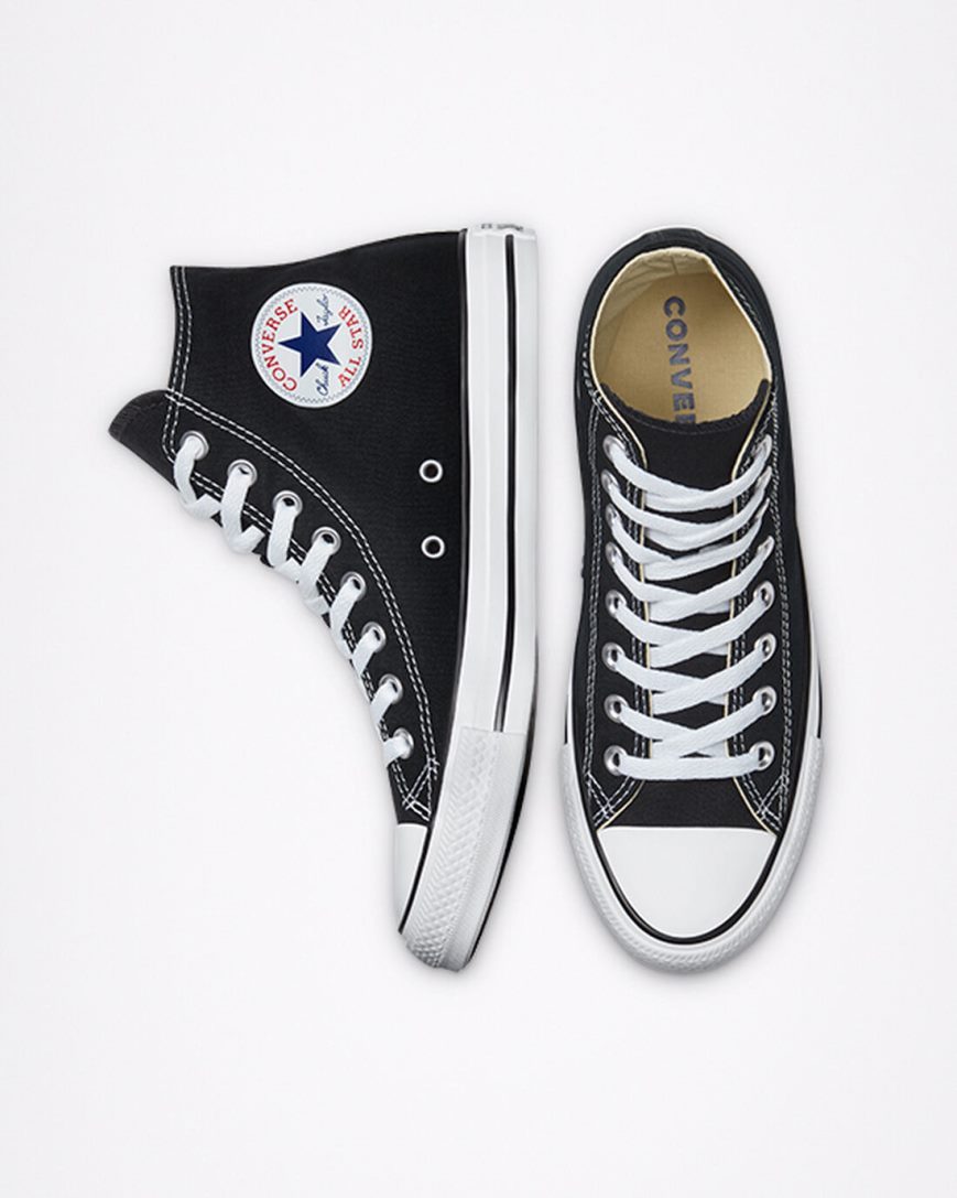 Dámské Boty Vysoké Converse Chuck Taylor All Star Classic Černé | CZ BVNH96